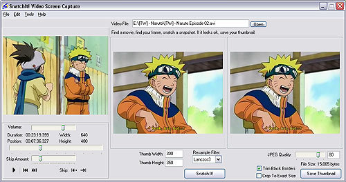 SnatchIt! Video Screen Capture Screenshot
